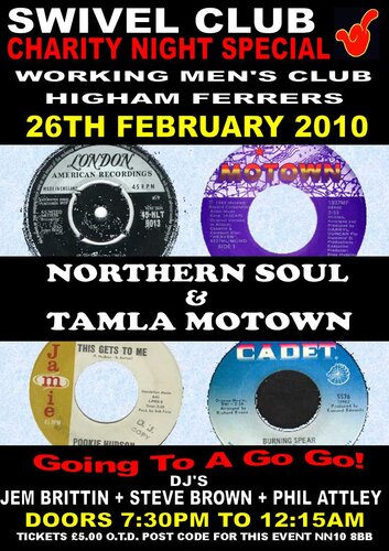 charity motown & northern night higham w.m.c northants 26th feb 2010