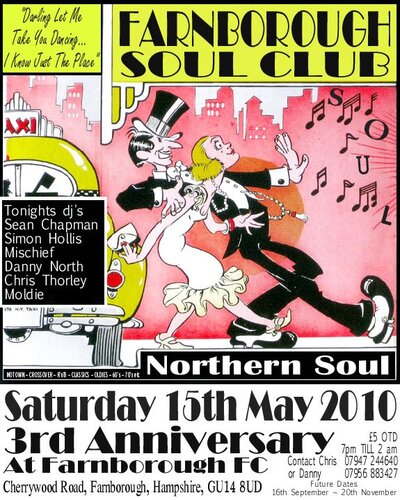 farnborough soul night (3rd anniversary)