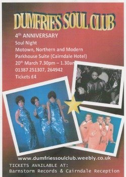 dumfries soul club 4th anniversary night