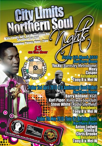 city limits soul nights...sheffield