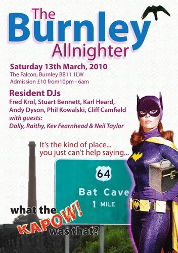 the burnley allnighter-saturday 13th march