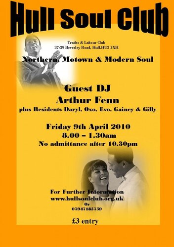 hull soul club 9th april