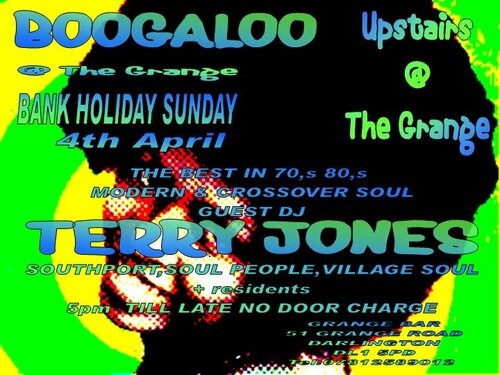 upstairs at the grange- easter sunday- terry jones