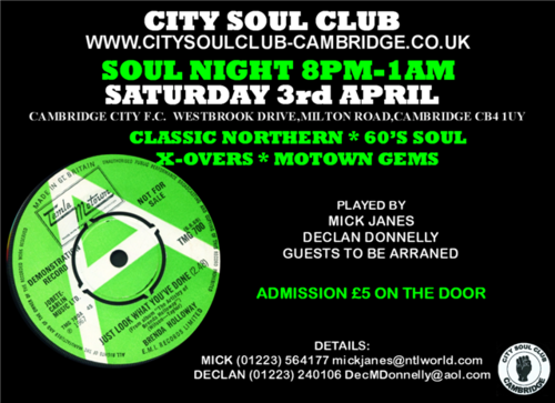 city soul club, cambridge