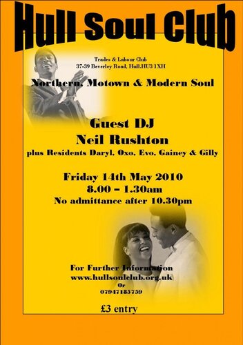 hull soul club 14th may