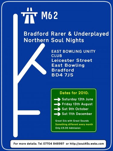 bradford rarer & underplayed soul events 12th june