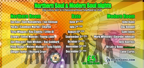 city limits soul nights! / sheffield soul /