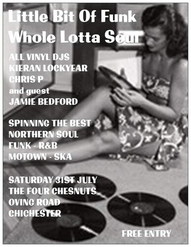 little bit of funk whole lotta soul,4chesnuts,chichester, p0197ty