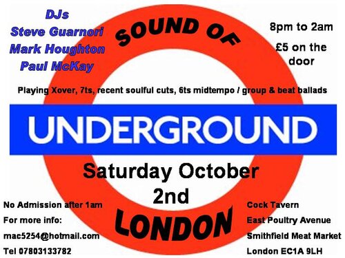 s.o.u.l. 2nd october london