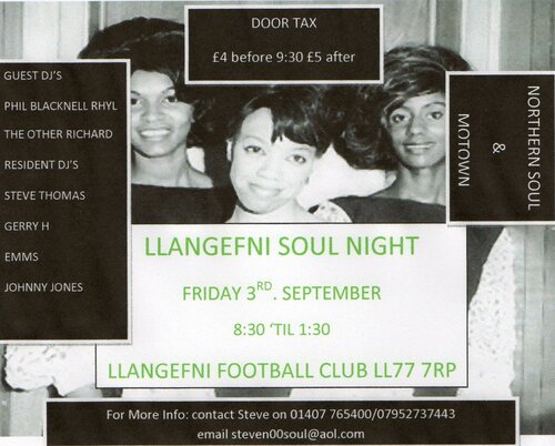 llangefni soul night