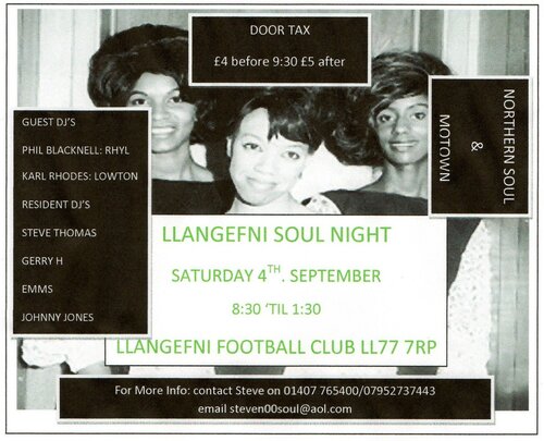 llangefni soul night