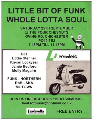 little bit of funk whole lotta soul, chichester