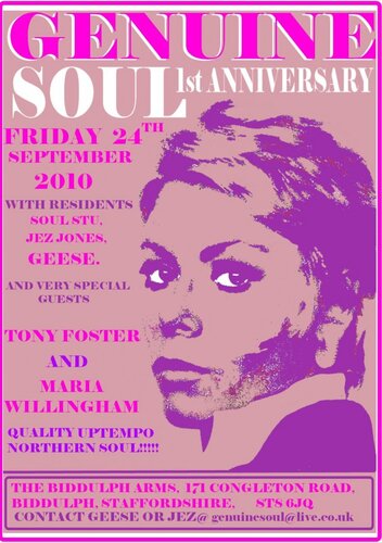 genuine soul 1st anniversry