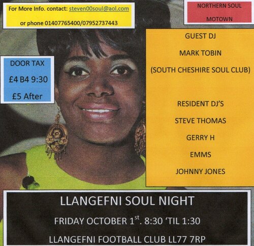 llangefni soul night