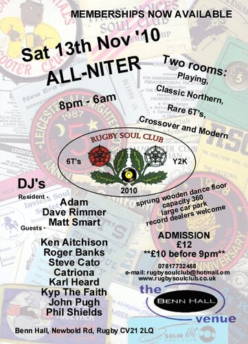 last rugby all-niter of 2010 - sat 13th nov