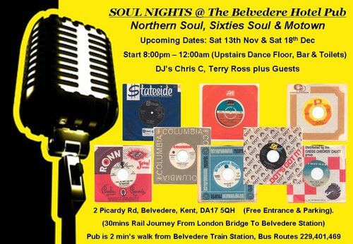 n.soul sat 13th nov @ belvedere da17 5qh