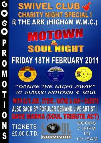 soul@ the ark higham w.m.c. motown & soul nite