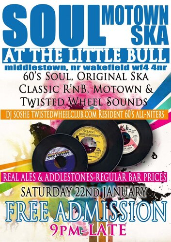 sat 22nd jan. wheelsounds & rnb in wakefield