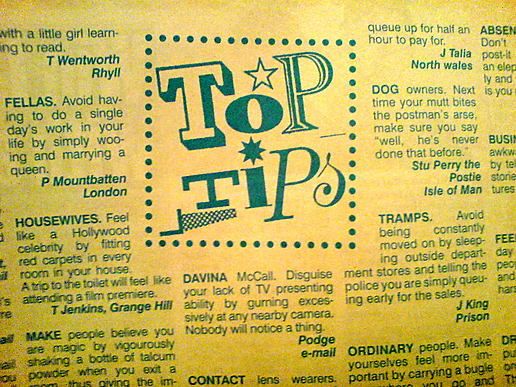 Top Tips For 2011 magazine cover