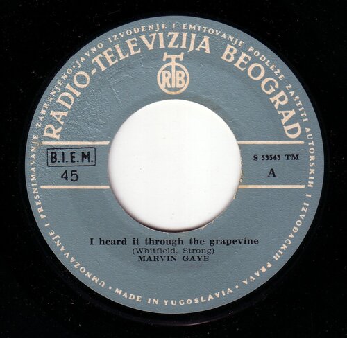 marvin gaye grapevine label