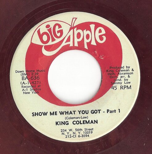 big apple - king coleman