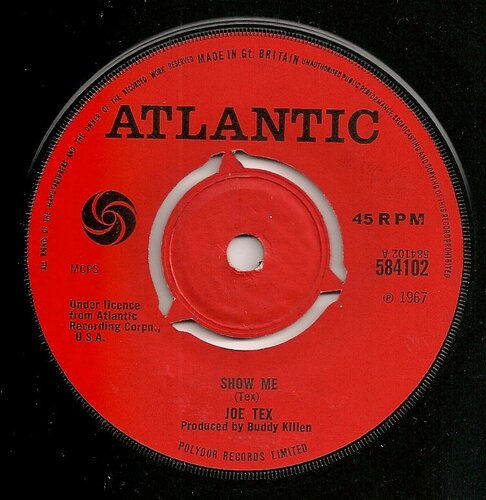 joe tex show me atlantic 584102 1967