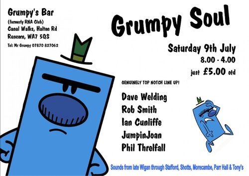 grumpy soul  july 9th 8.00 till 4.00