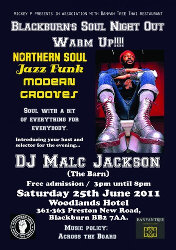 blackburn's soul night out warm up!!!! 25/6/11