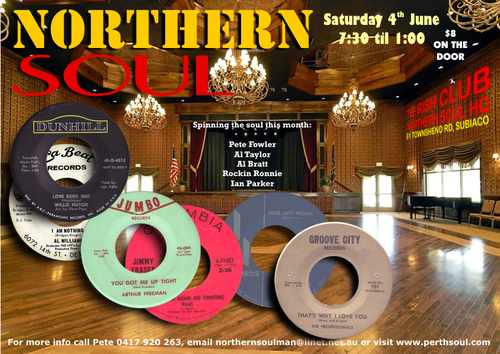 northern soul at the irish club, subiaco, western australia