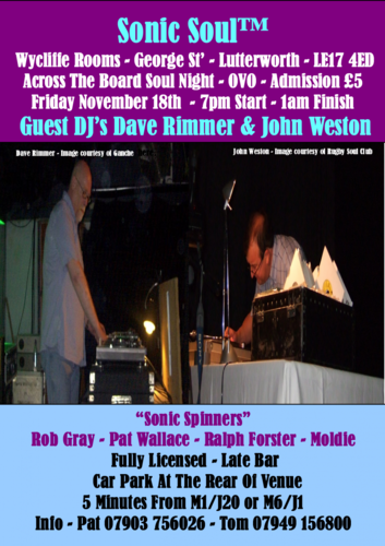 sonic soul november 2011 flyer