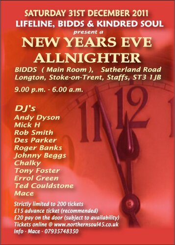 nye allnighter - lifeline, bidds & kindred soul