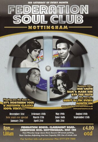 federation soul club nottingham new years eve