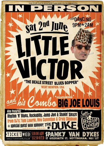 hoochie coochie club (nottingham) presents little victor