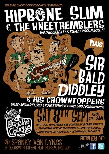 sat 8th sept (nottingham) the hoochie coochie club