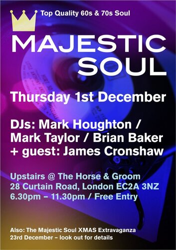 majestic soul - thursday 1st december