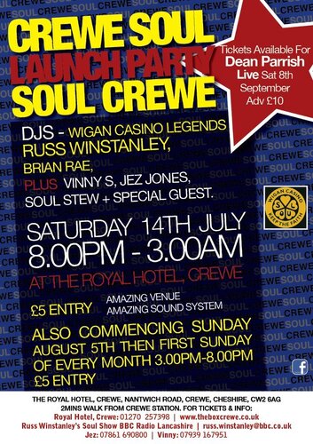 14th july, crewe soul