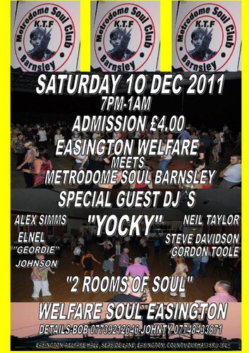 easington welfare hall   10th dec 2011