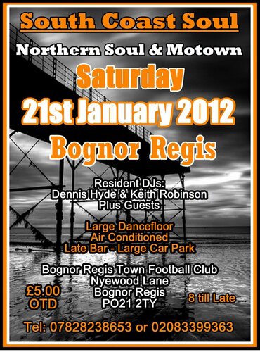 south coast soul, saturday 21st january 2012