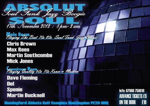 absolut soul, 17th nov 2012