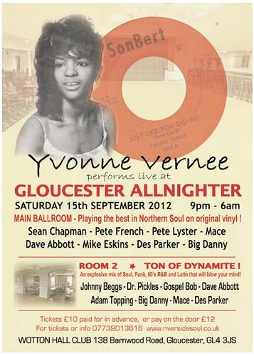 gloucester all nighter 15th sept