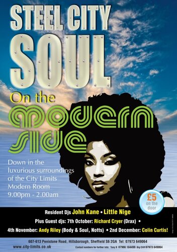 steel city soul @ city limits sheffield / modern room / fri oct 7th /