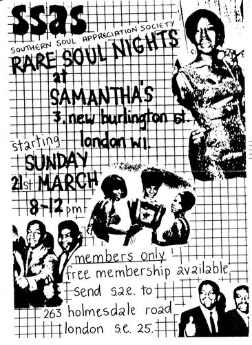 southern soul appreciation society flyer