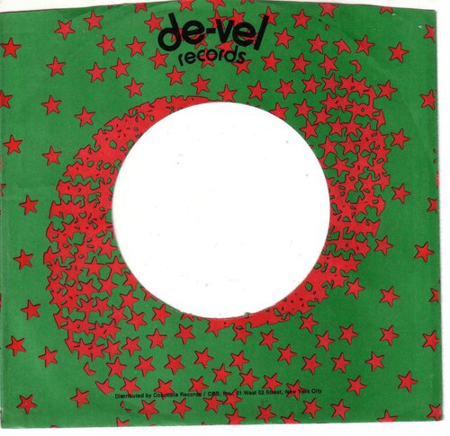 de-vel records sleeve