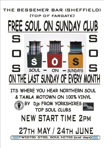 free soul on sundays club the bessemer sheffield