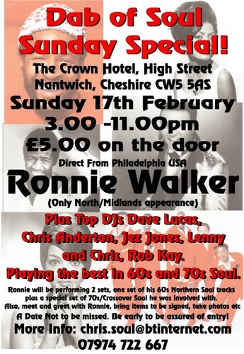 ronnie walker flyer