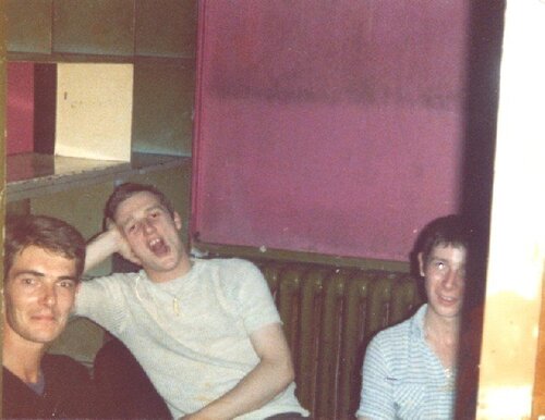 paul,me & dean...up stairs cloakroom wigan casino