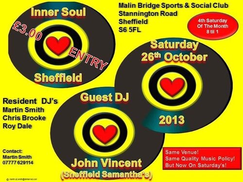 inner soul sheffield saturday october 26th