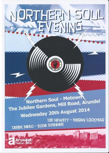 northern soul flyer   arundel festival 2014