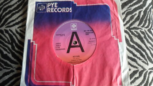 jimmy james hey girl pye demo ex to mint  hard to find on demo