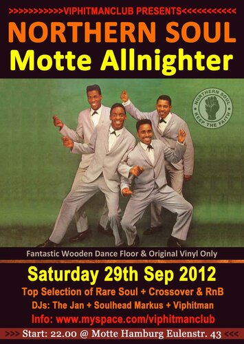 sa. 29th sep northern soul motte allnighter